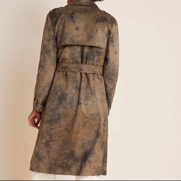 Anthropologie coat brand new with tags! Brownish and blueish tie-dye - Picture 11 of 11